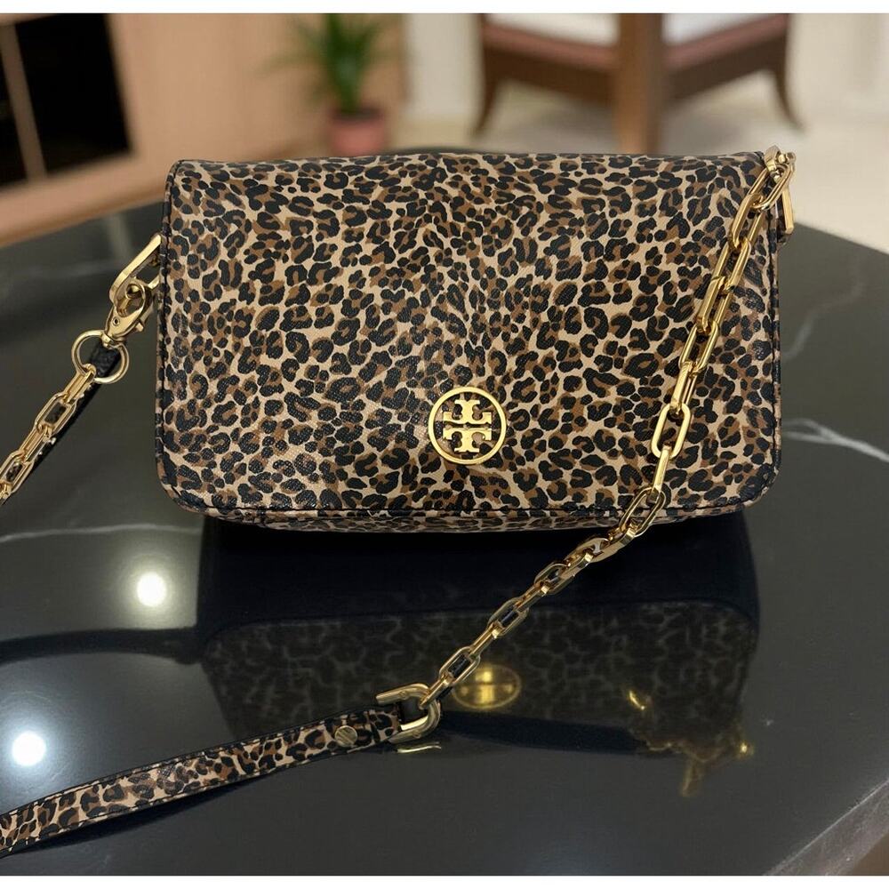 THIS ITEM HAS SOLD Tory Burch Emerson Leopard Leather  Crossbody